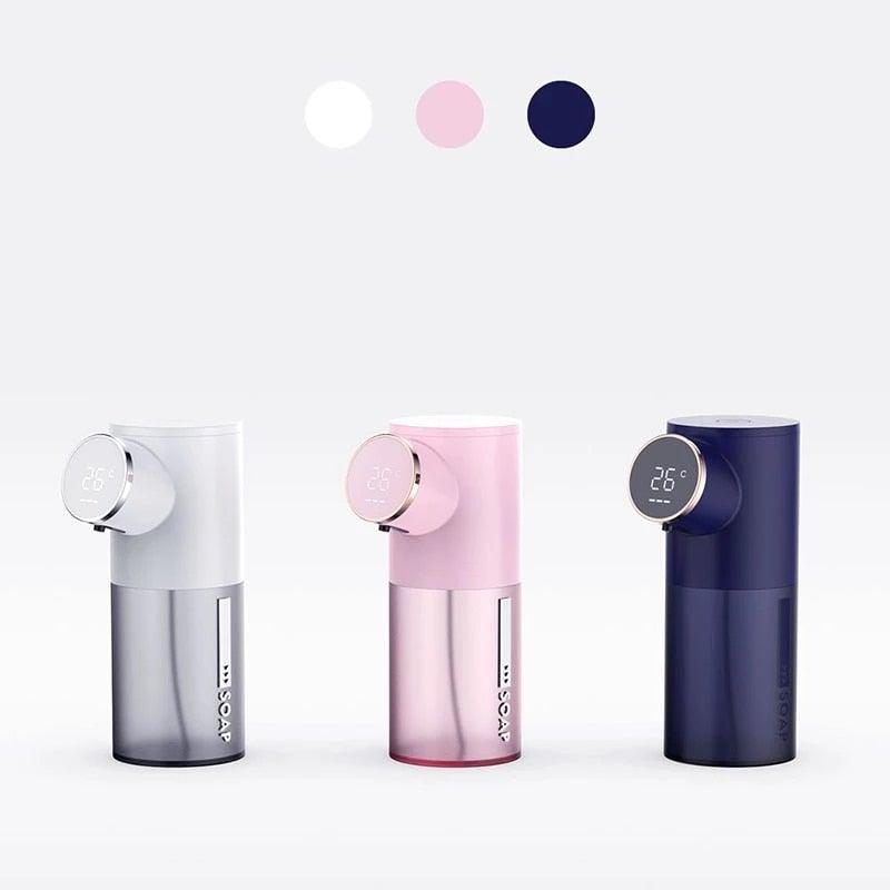Liquid Soap Dispensers USB Rechargeable Temperature Display Automatic Dispenser