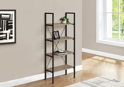 4-Tier Contemporary Bookshelf for Office & Bedroom
