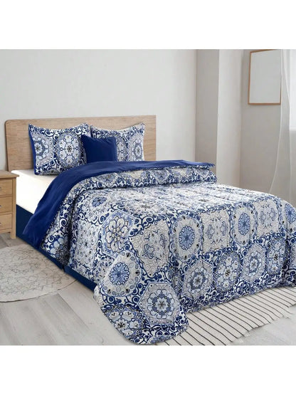 Reversible 5pc Comforter Set