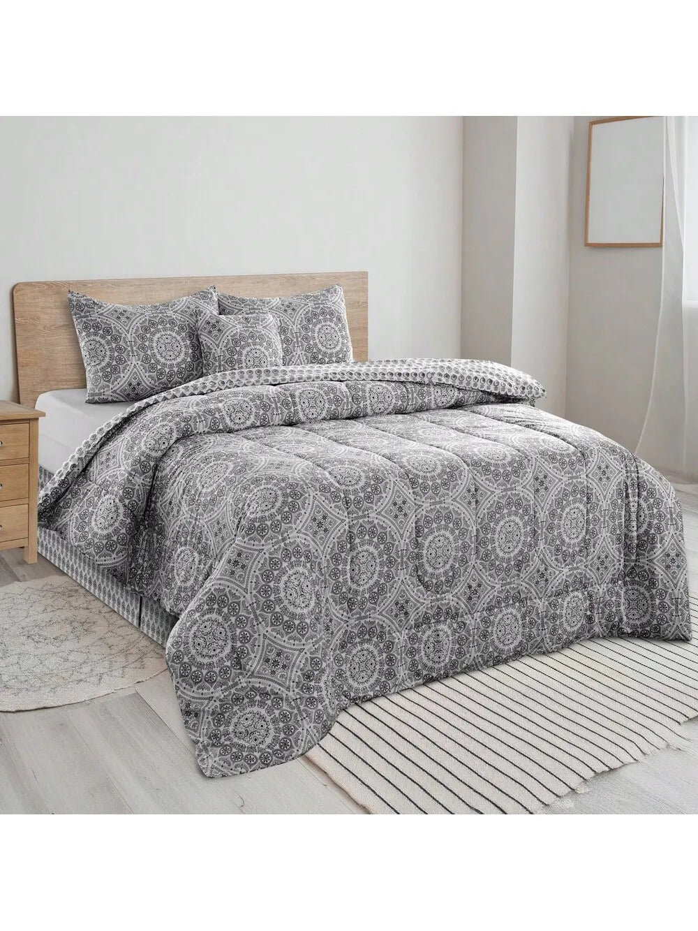 Reversible 5pc Comforter Set