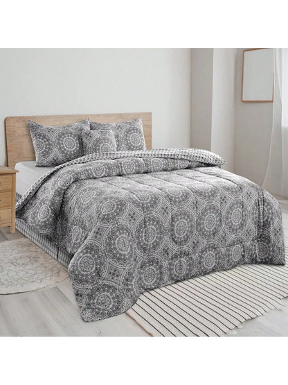 Reversible 5pc Comforter Set