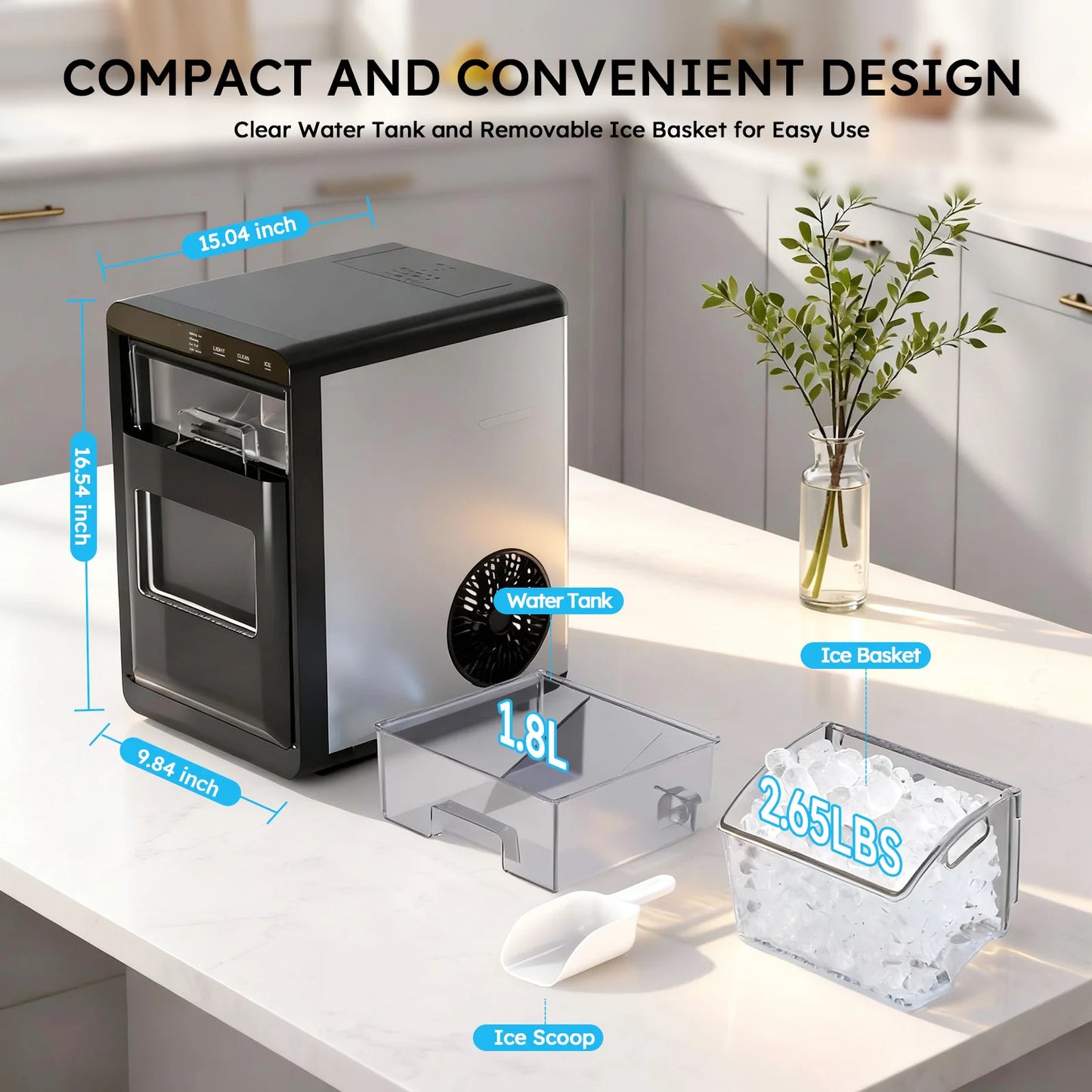 Countertop Nugget Ice Maker