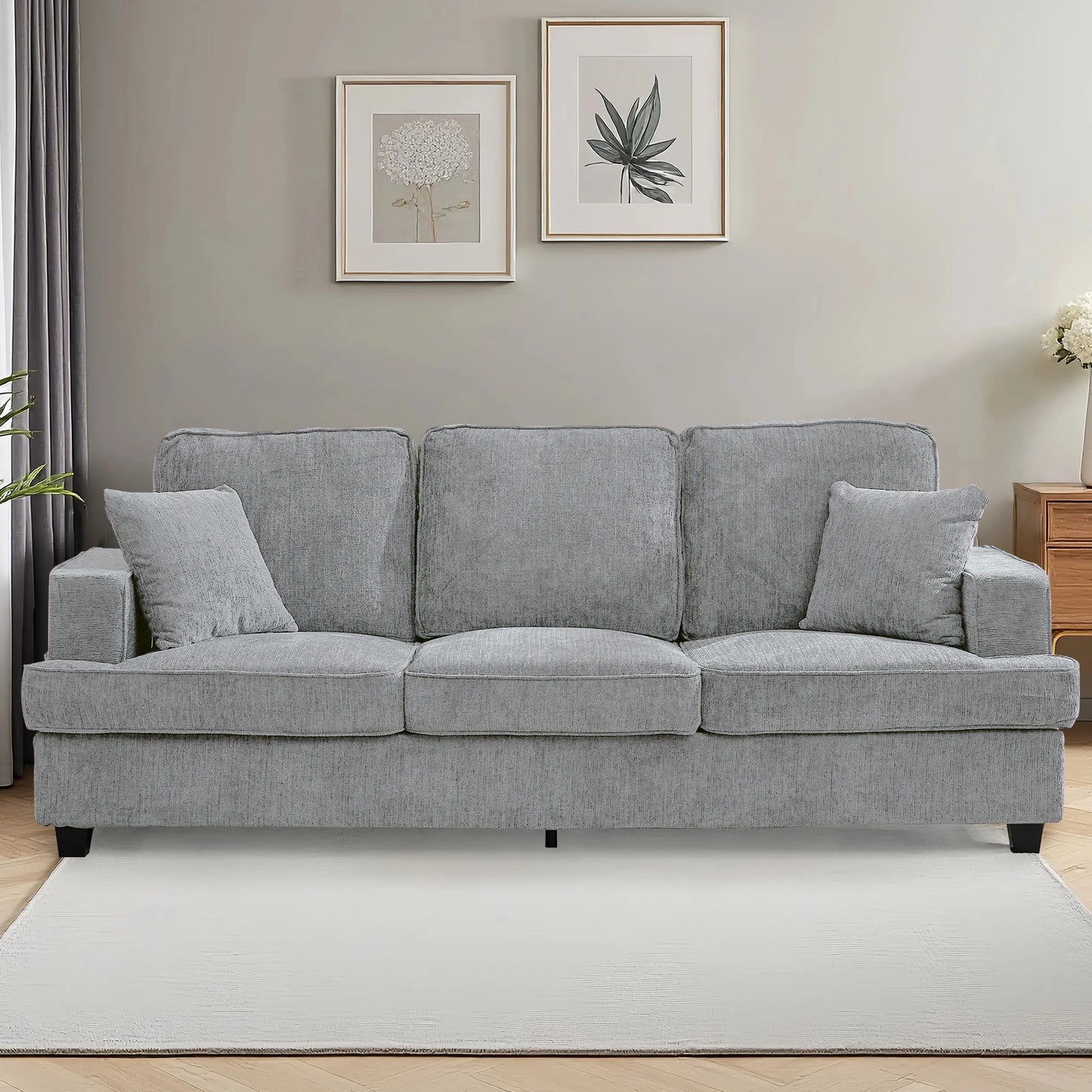 Comfy, Cloud Couch Sofa in Chenile