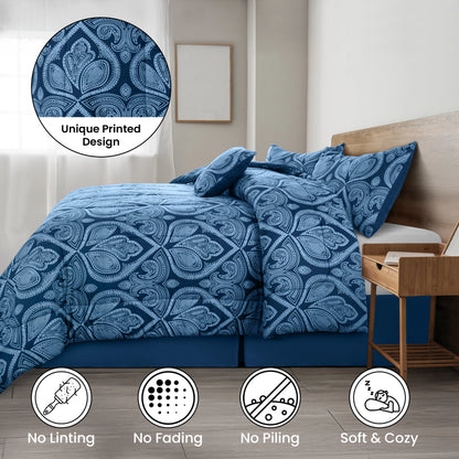 Reversible 5pc Comforter Set