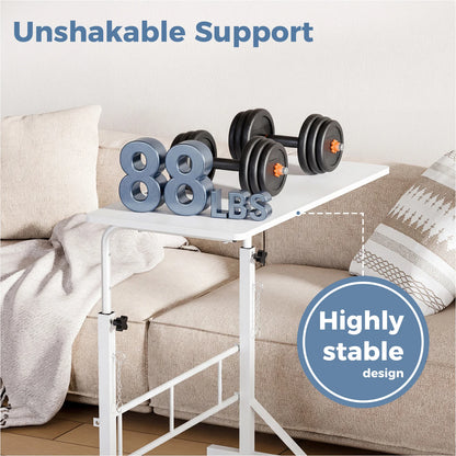 31.5" Adjustable Height Mobile Desk
