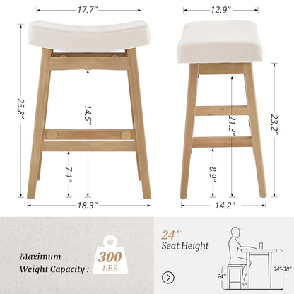 Bar Stools Set of 3