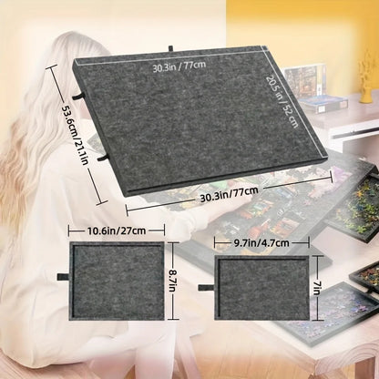 Tiltable Portable Puzzle Desk