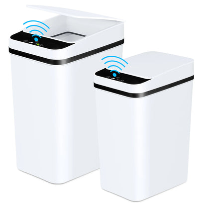 2 Pack Automatic Trash Can With Lid