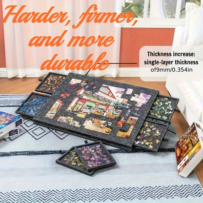 Tiltable Portable Puzzle Desk