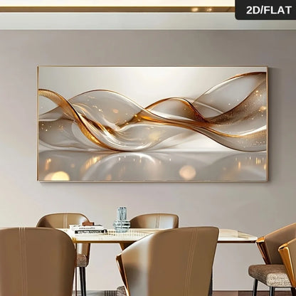 Flat 2D Line Abstract Canvas Prints