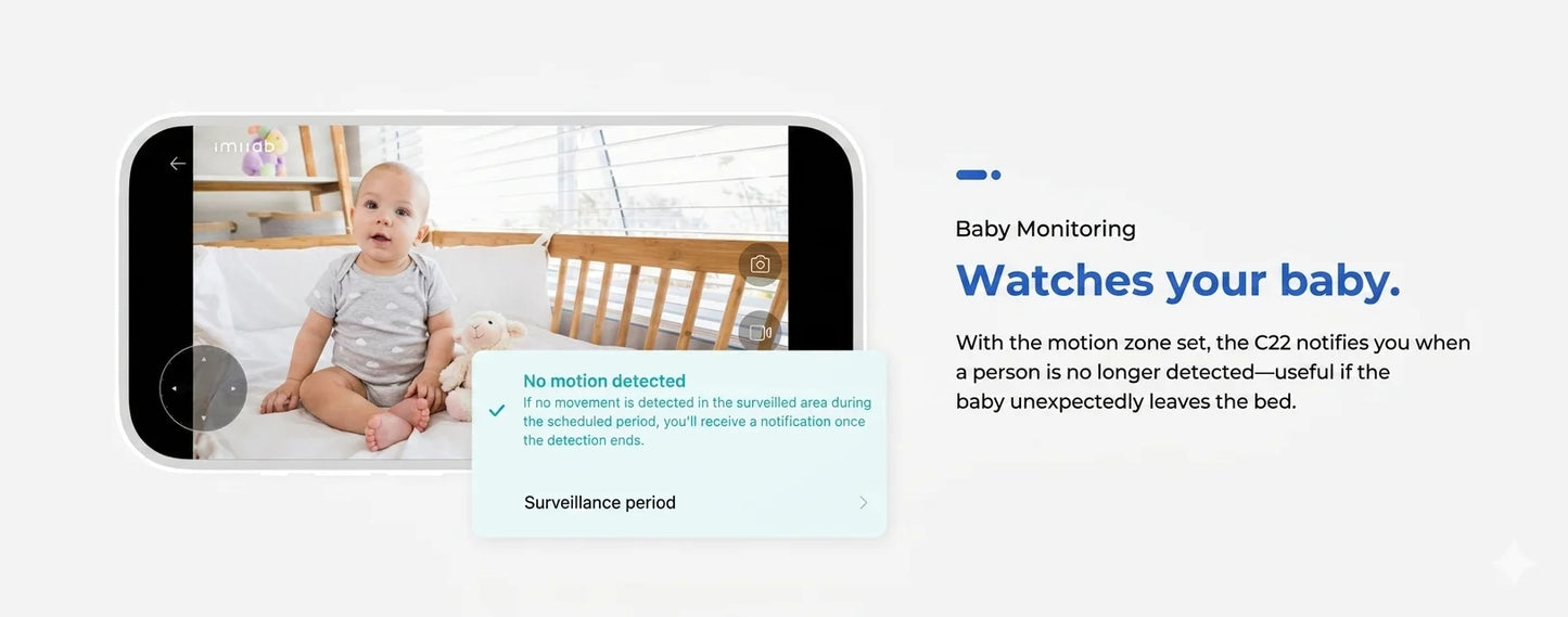Baby Monitor Indoor Security Camera