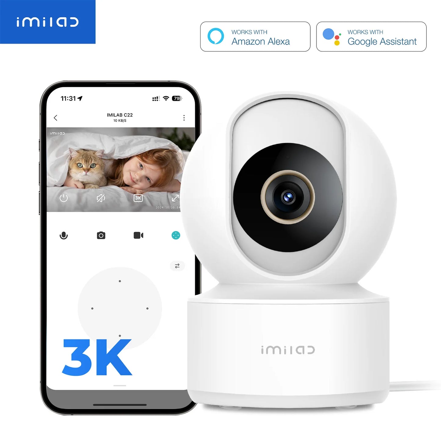 Baby Monitor Indoor Security Camera