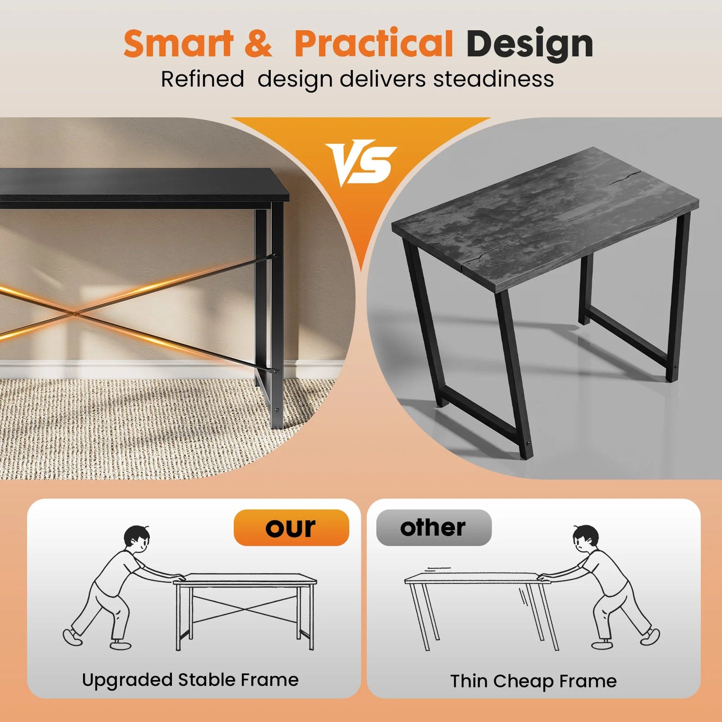 31 Inch Standing Office Computer Desk
