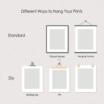 Flat 2D Line Abstract Canvas Prints