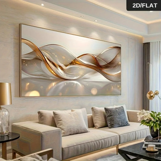 Flat 2D Line Abstract Canvas Prints
