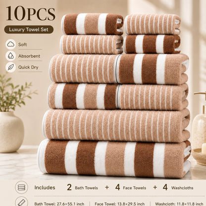 8-Piece Ultra Absorbent Towel Set