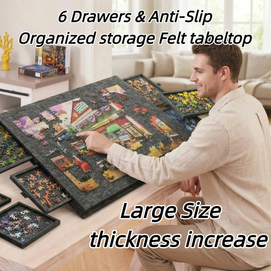 Tiltable Portable Puzzle Desk