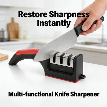 3 Stage Manual Knife Sharpener