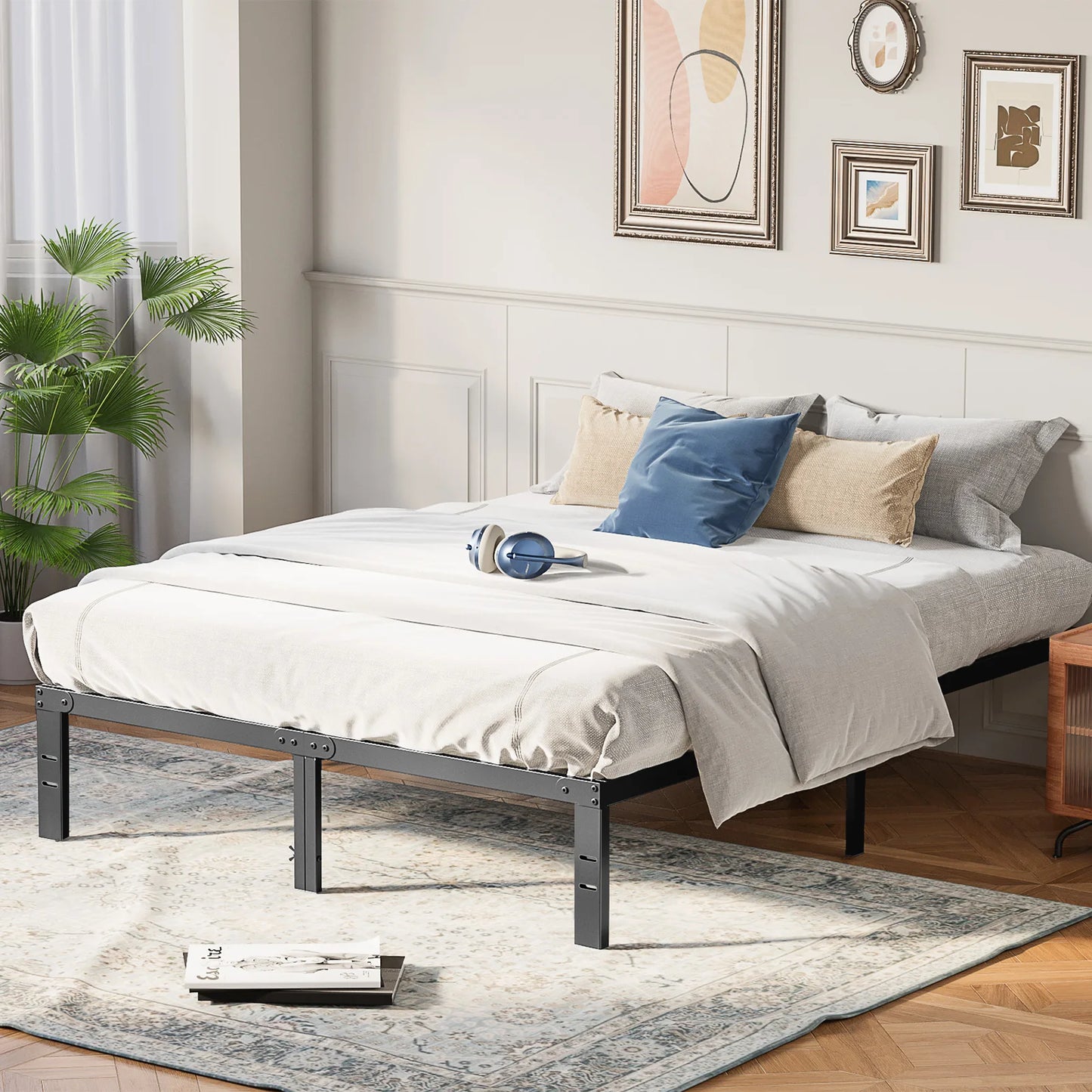 Basic 12IN Twin Full Queen King Size Bed Frame