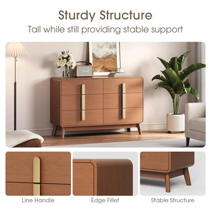 6-Drawer Dresser Storage Chest