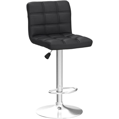 Set of 4 Adjustable Swivel Barstools,
