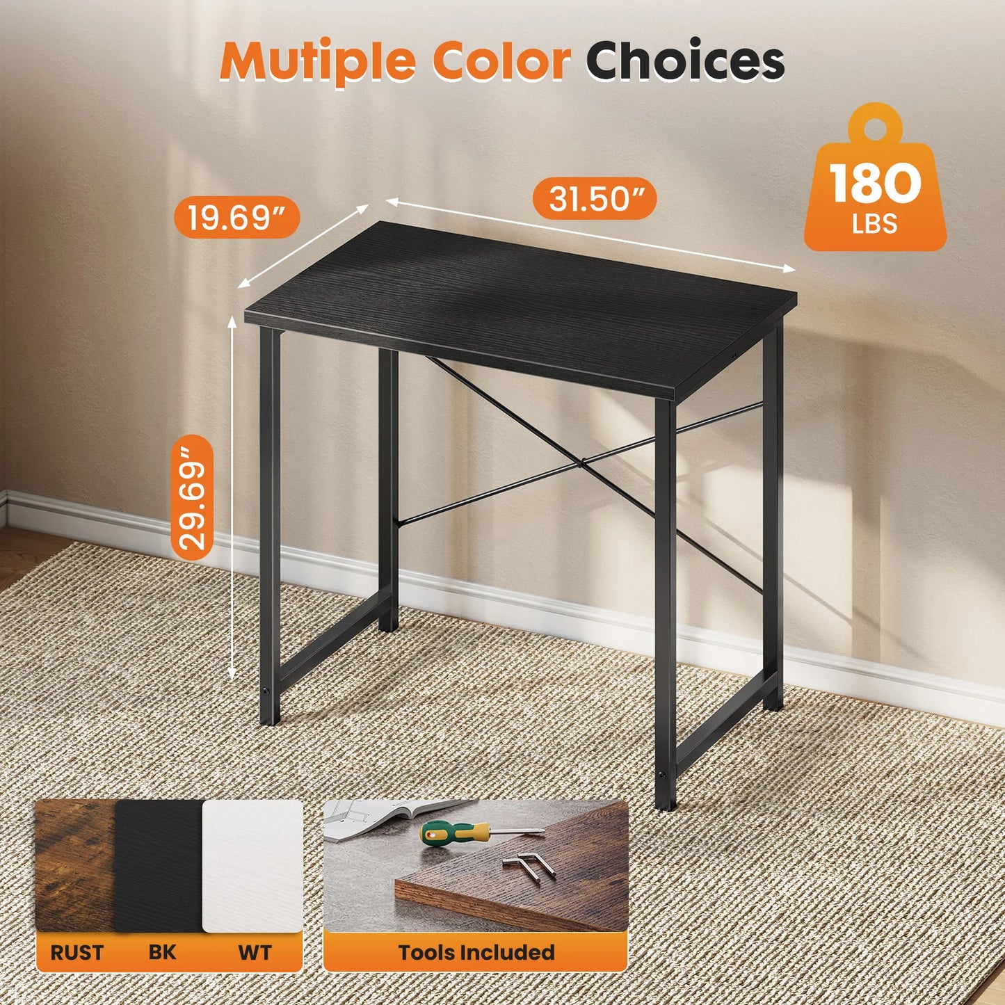 31 Inch Standing Office Computer Desk