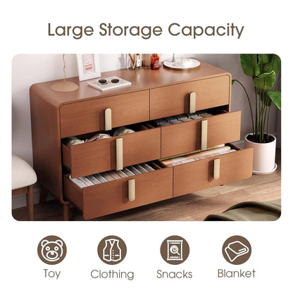 6-Drawer Dresser Storage Chest