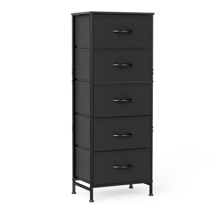 48IN Dresser With 5 Fabric Drawers