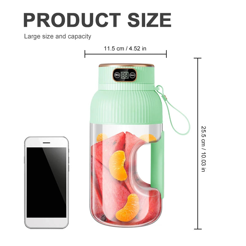 1000ML Portable Juicer Blender Smoothie Blender.