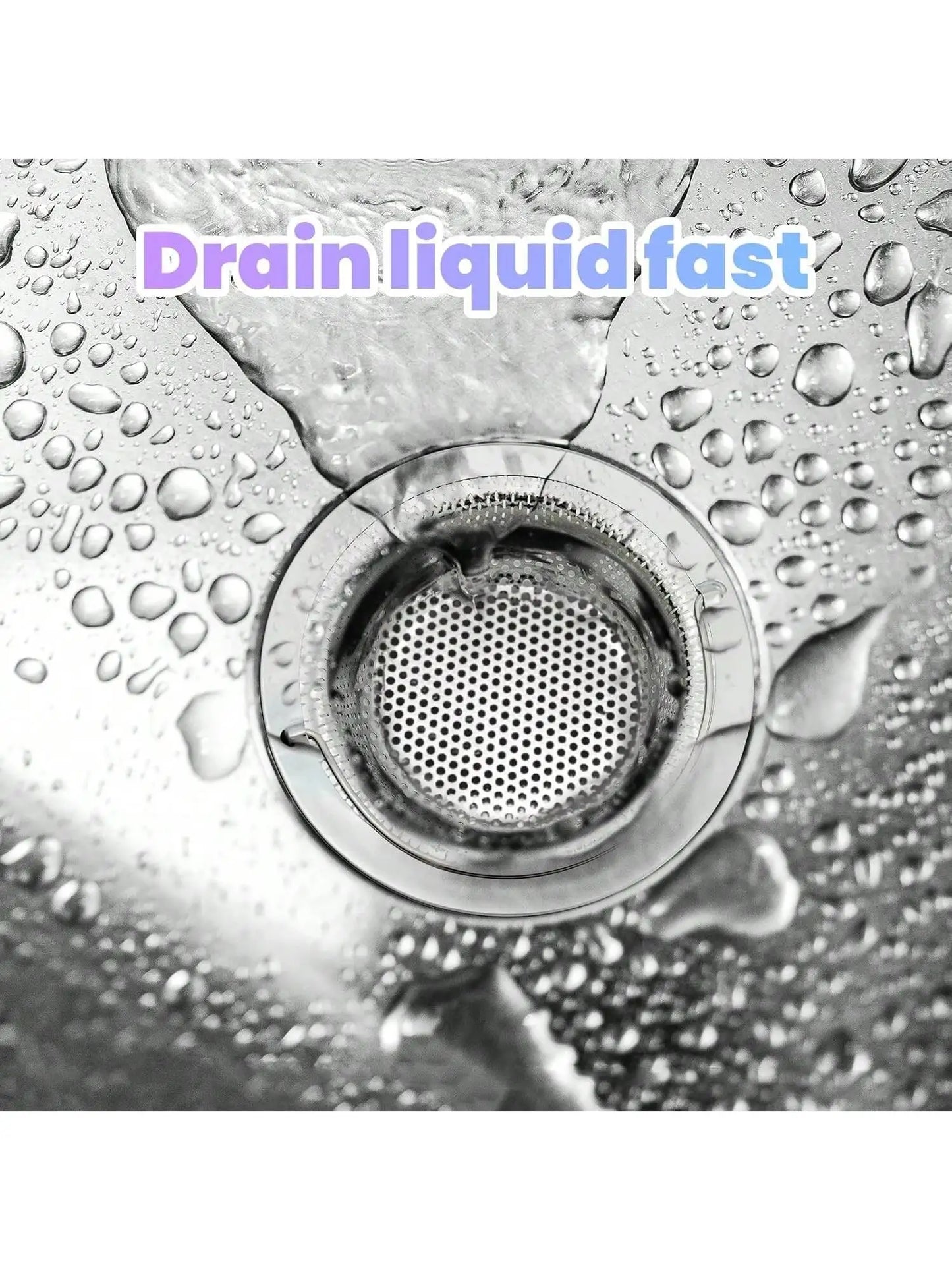 2 Pcs Stainless Steel Sink Strainer
