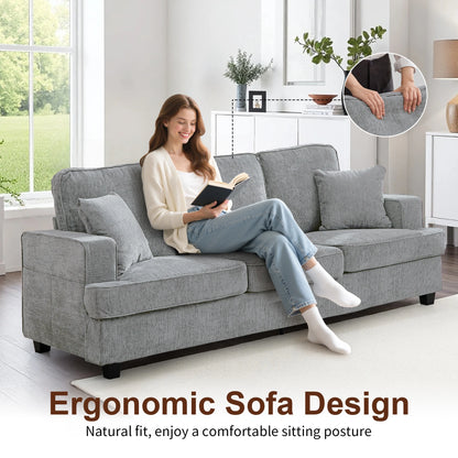 Comfy, Cloud Couch Sofa in Chenile