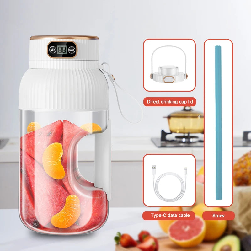 1000ML Portable Juicer Blender Smoothie Blender.