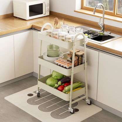 3 Tier Metal Storage Cart