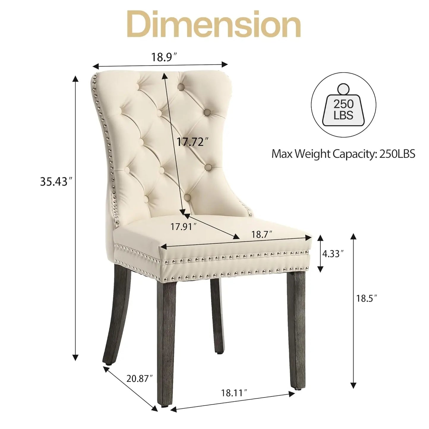 Leather Dining Chairs Set of 6