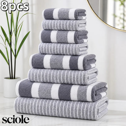 8-Piece Ultra Absorbent Towel Set