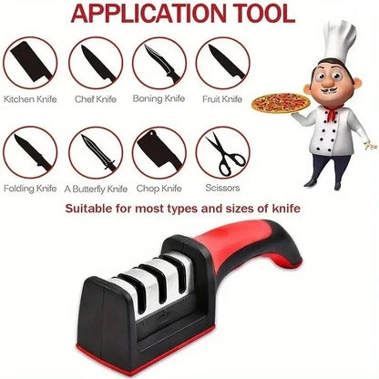 3 Stage Manual Knife Sharpener