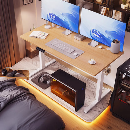 63x24 Inch Electric Standing Desk For Office.  Height Adjustable.