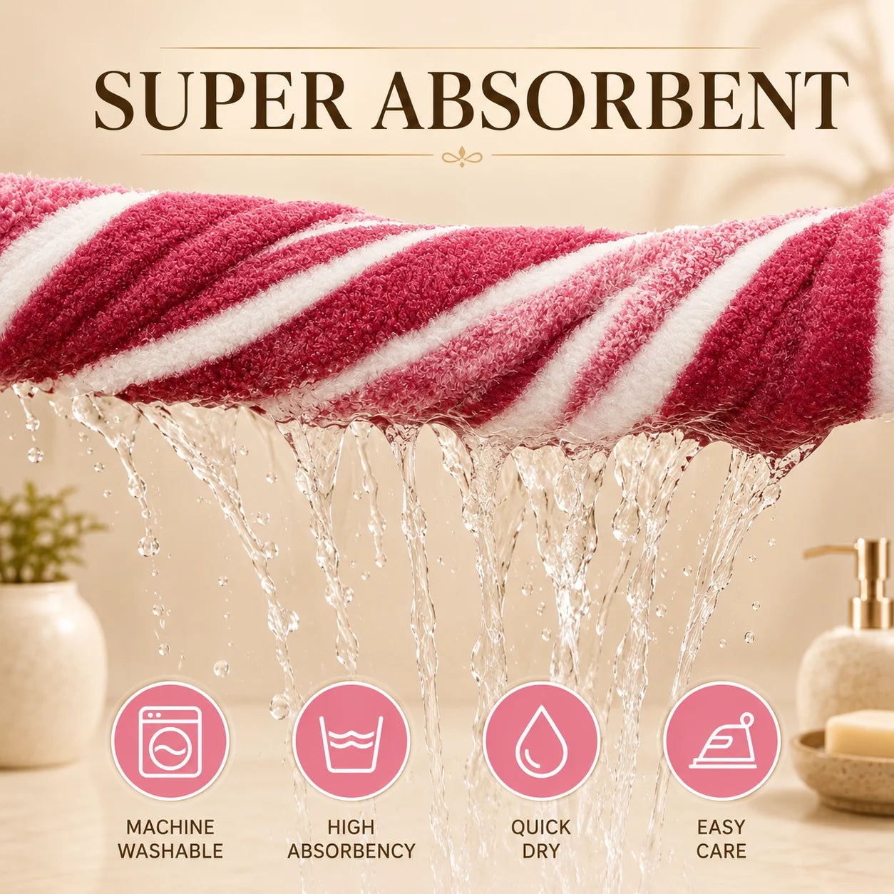 8-Piece Ultra Absorbent Towel Set