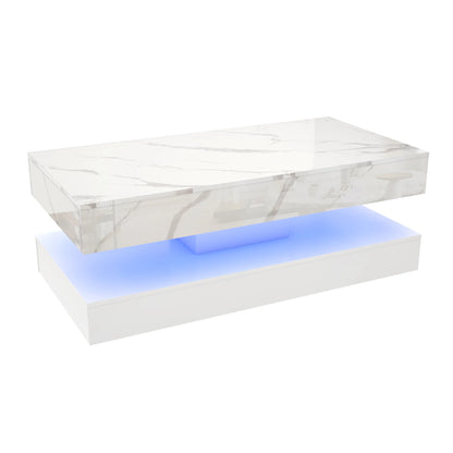Modern Stylish Coffee Table with LED lights,