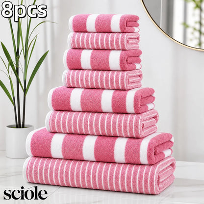 8-Piece Ultra Absorbent Towel Set