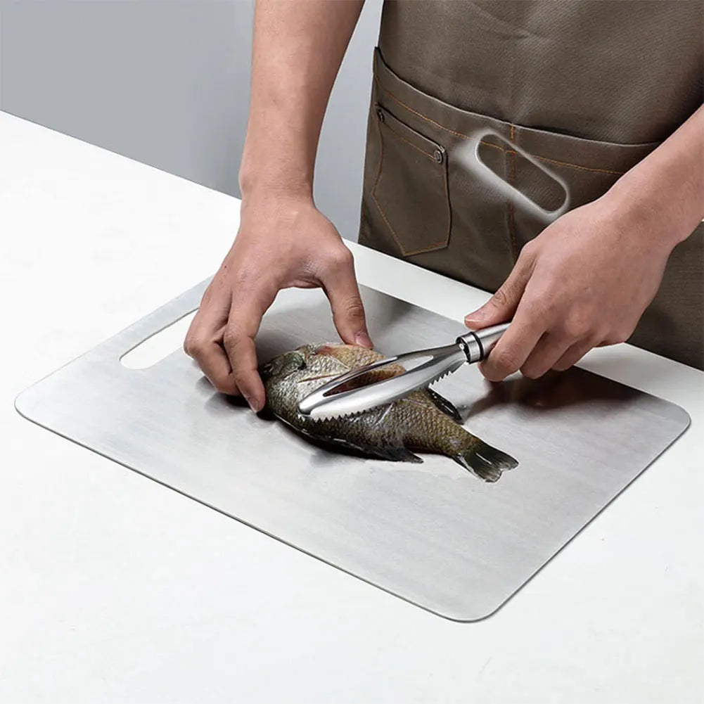 Stainless Steel Cutting Board Double Sided