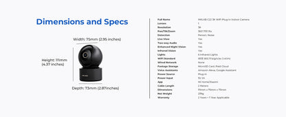 Baby Monitor Indoor Security Camera