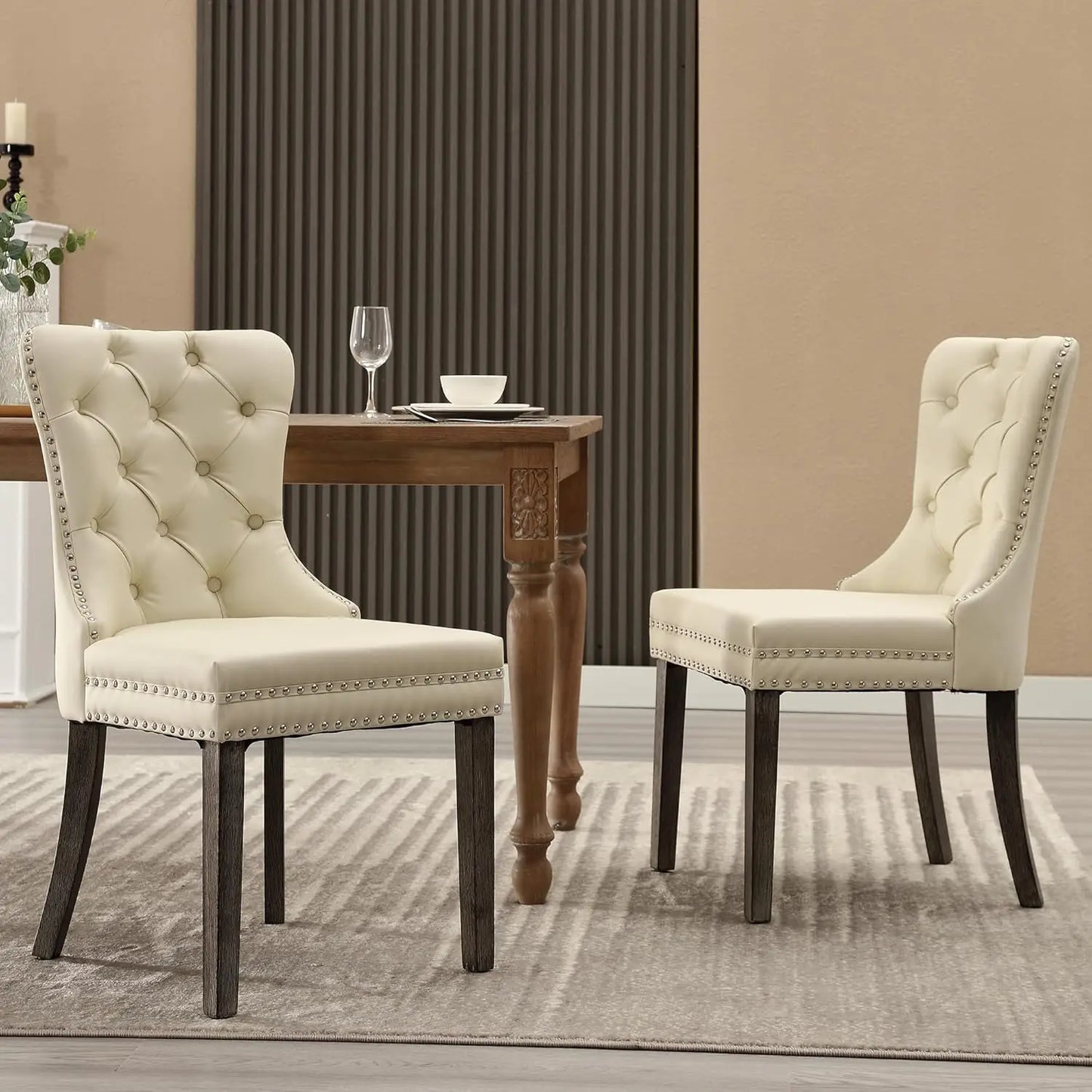 Leather Dining Chairs Set of 6