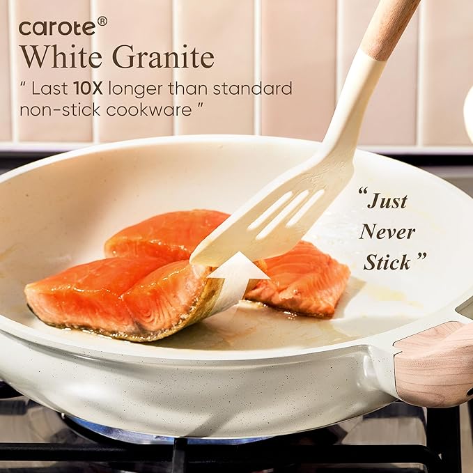 CAROTE 21Pcs Pots and Pans Set, Nonstick Cookware Sets