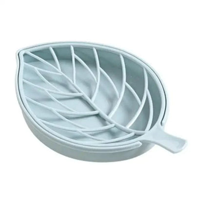 Bathroom Accessories Dish Plate Case Home Shower Leaf Shape Holder Container Soap Box Plastic