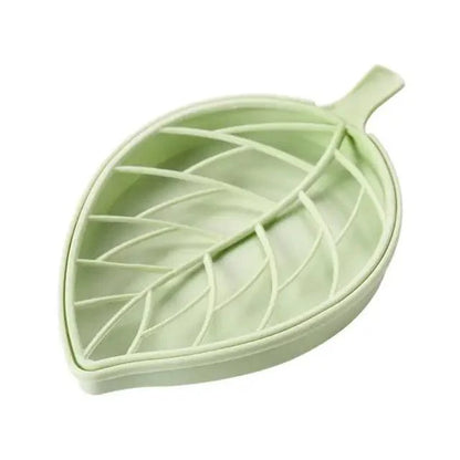 Bathroom Accessories Dish Plate Case Home Shower Leaf Shape Holder Container Soap Box Plastic