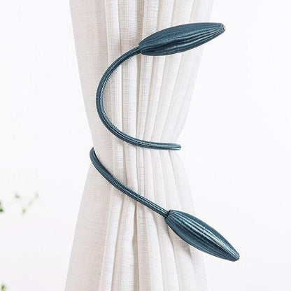 Curtain Tieback High Quality Holder Hook Buckle Clip Polyester Pretty And Fashion Decorative Home Accessories Curtain Tiebacks Clips Creative Window Drape Twist Tie Backs European Style Custom Made Curtain Holders Decorative 57cm