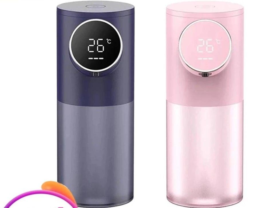 Liquid Soap Dispensers USB Rechargeable Temperature Display Automatic Dispenser