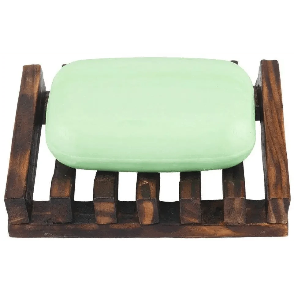 Natural Wooden Soap Dish Wood Soap Tray Holder Storage Soap Rack Plate Box Container