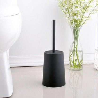 Nordic Ceramic Toilet Brush Bathroom Accessories Set With Non Slip Long Handle And Flexible Bristle
